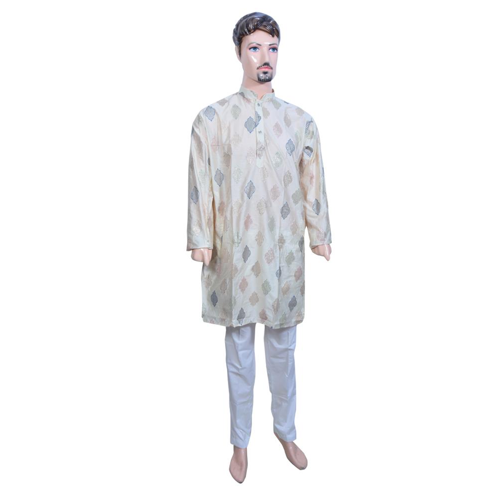 CREAM DESIGNER KURTA SET