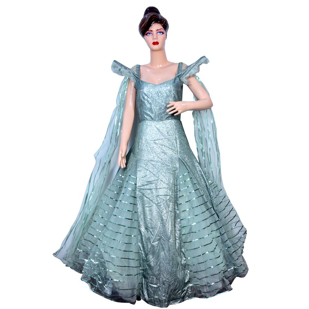 LIGHT SEA GREEN BALL GOWN