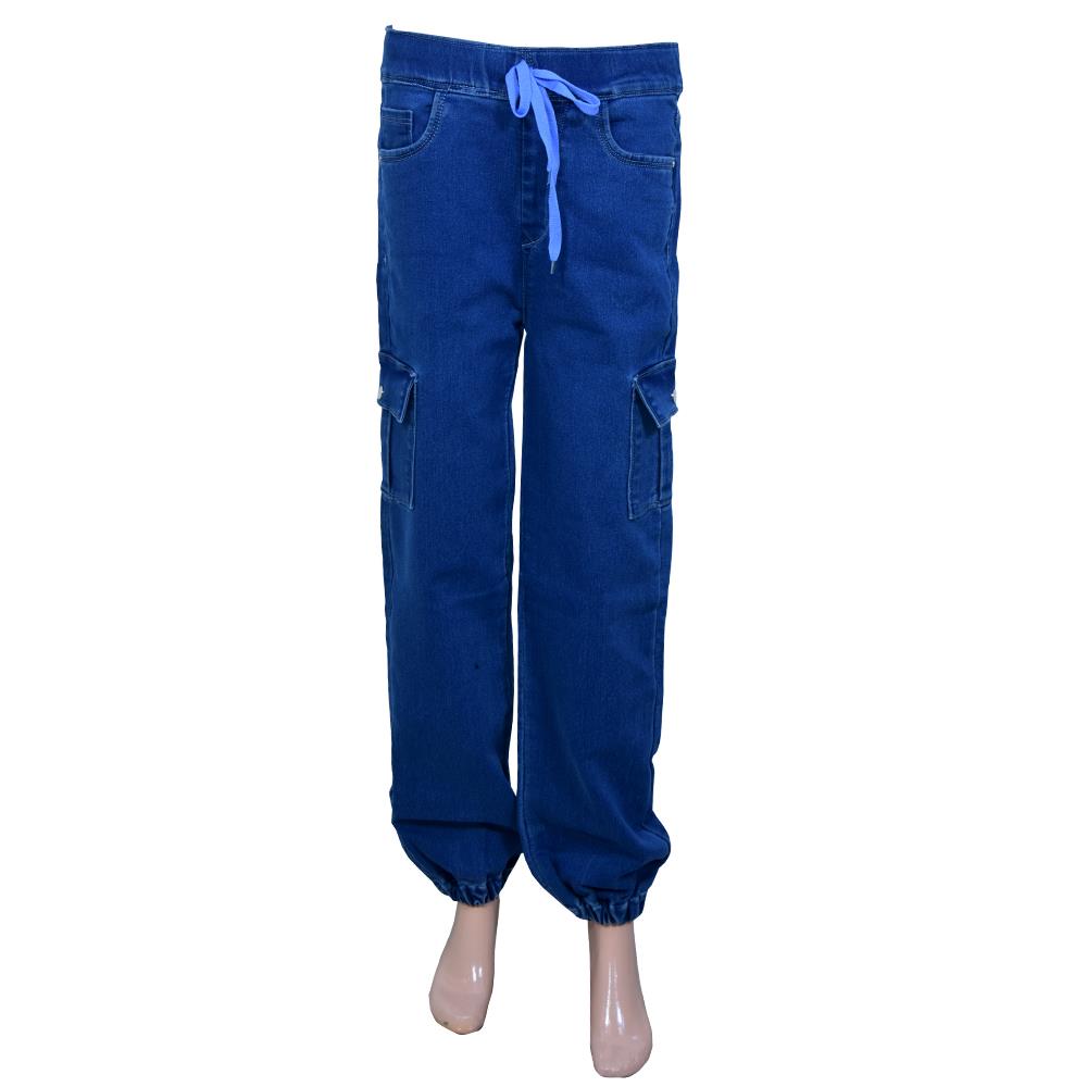 DARK BLUE JOGGERS JEANS 