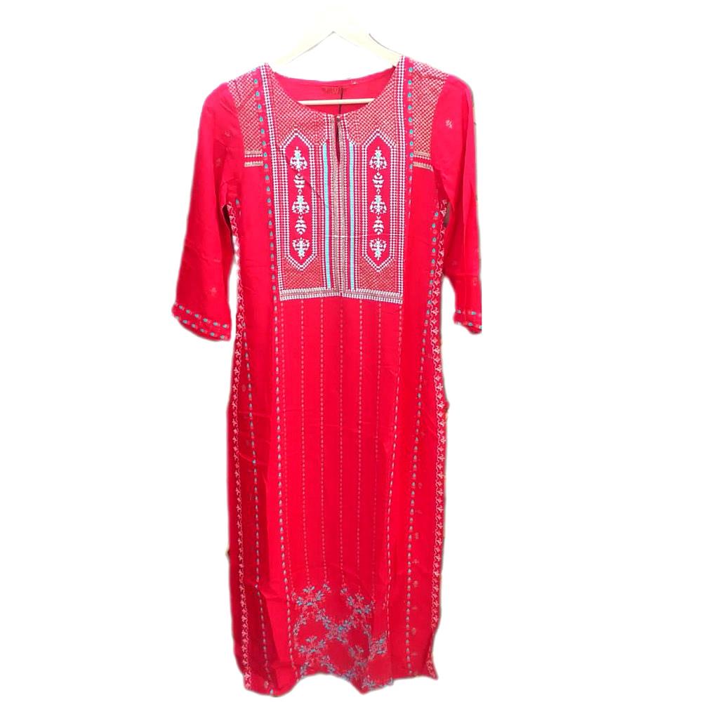 W COTTON PRINTED KURTI